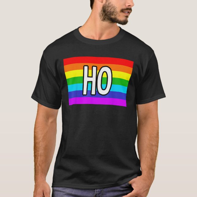 XXX Gay Gifts and LGBT Pride Stuff HO  T-Shirt (Vorderseite)