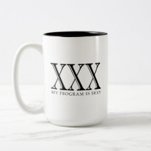 XXX ist mein Programm sexy Kaffee-Tasse