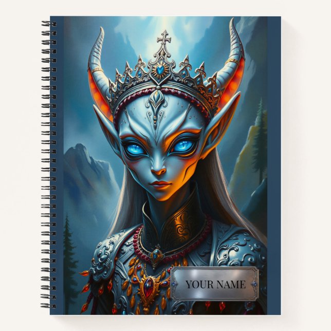 Xylanthia die Orakel - Personalisierte Dark Fantas Notizbuch (Vorderseite)