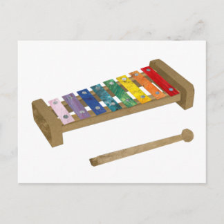 Xylofon Postkarte