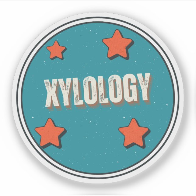 Xylologie Aufkleber (Vorderseite)