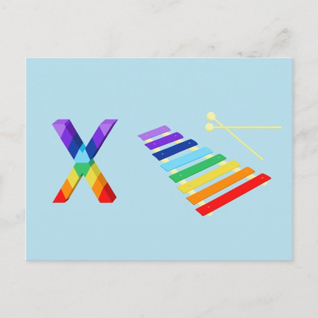 Xylophon Karte (Vorderseite)