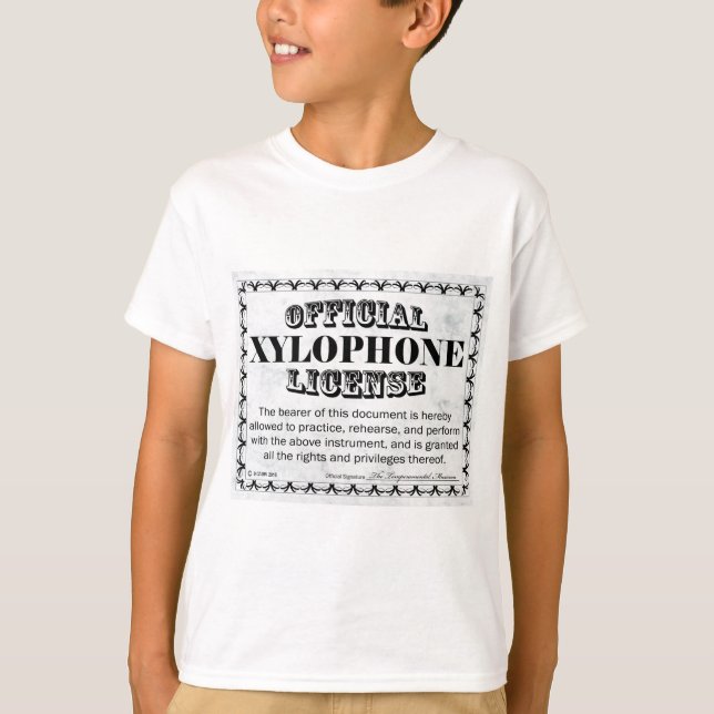 Xylophon-Lizenz T-Shirt (Vorderseite)