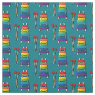 Xylophon Music Rainbow Kids Niedlich Stoff