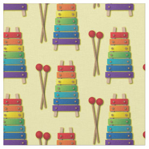 Xylophone Music Rainbow Kids Niedlich Stoff