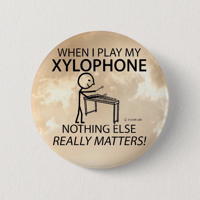 Xylophone Nichts anderes zählt Button (Vorderseite)