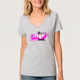 Y2K-Ästhetik-Katzenminze-Vergessenheit-Retro-Rosa- T-Shirt