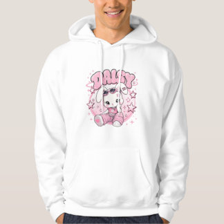 Y2K-Ästhetik Süße-Hasen-Pastell-Grafik-T-Shirt Hoodie