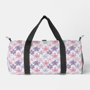 Y2K-Blumen-Nahtloses Muster Duffle Bag