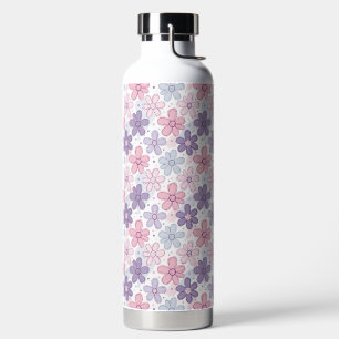 Y2K-Blumen-Nahtloses Muster Trinkflasche