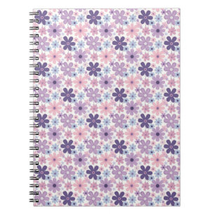 Y2K-Blumenmuster Notizblock
