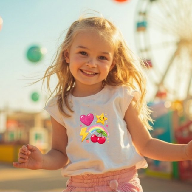 Y2K Cute Icons Mix Toddler Shirt (Von Creator hochgeladen)