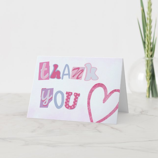 Y2K Geburtstag Danke Karte (Vorderseite)