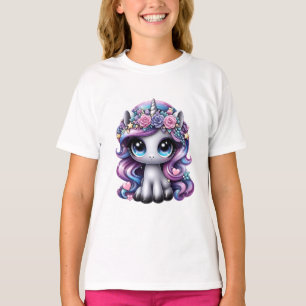 Y2K Glitzer Pony Unicorn T-Shirt