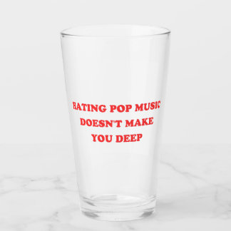 Y2K - Hass auf Popmusik macht dich nicht tiefgründ Glas