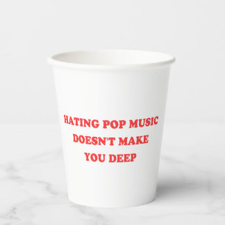 Y2K - Hass auf Popmusik macht dich nicht tiefgründ Pappbecher