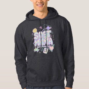 Y2K Holografisches Soft Mama Retro Gamer Ästhetik Hoodie