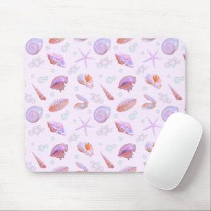 Y2K Meerjungfrau-Irideszent Ozean Pastelllila Mousepad