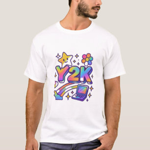 Y2K Rainbow Ästhetik   Niedliches Retro Pop Art De T-Shirt