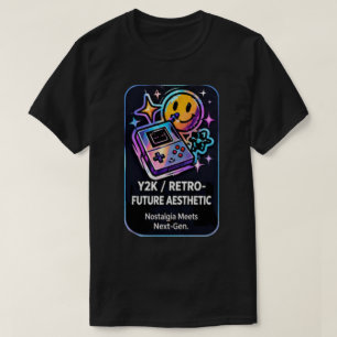 Y2K Retro-Futurismus-Ästhetik Futuristisch T-Shirt