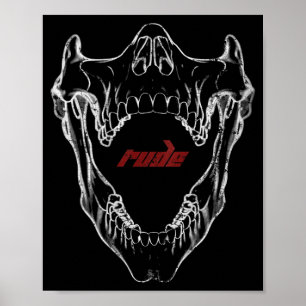 Y2k Rückendruck Retro Vintage Streetwear Mode Poster