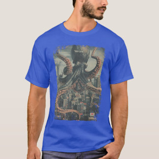 Y2K Streetwear Vintage Mode Oktopus Horror Mons T-Shirt