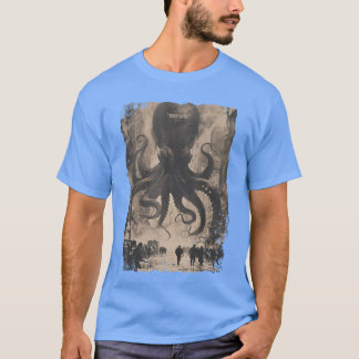 Y2K Streetwear Vintage Mode Oktopus Horror Mons T-Shirt