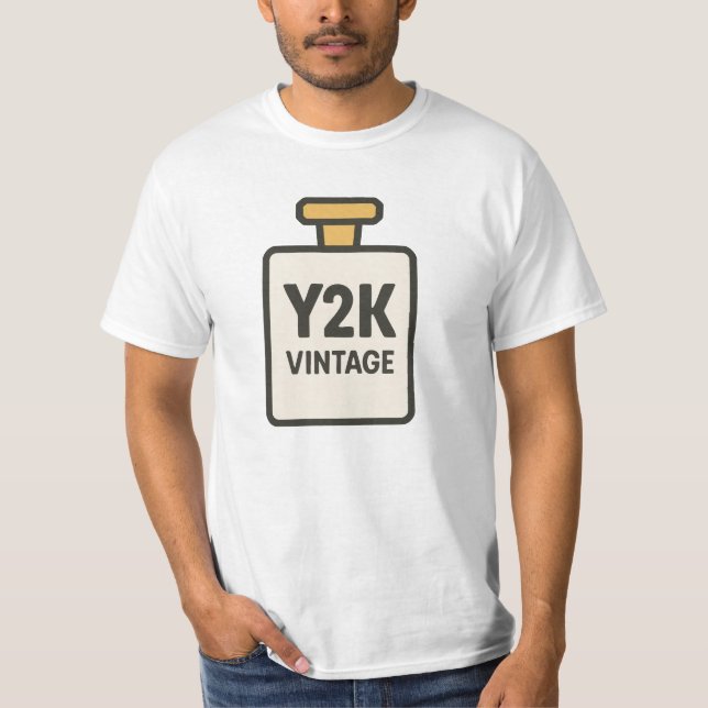 Y2K Vintage Retro-Ästhetik T-Shirt (Vorderseite)