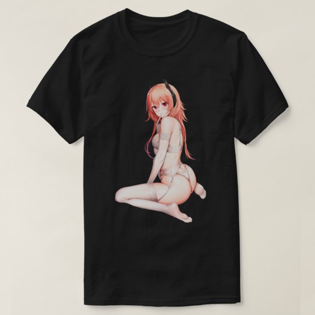 y anime girl  T-Shirt (Design vorne)