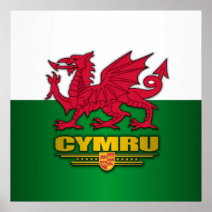 Y Ddraig Goch Poster