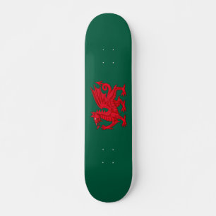 Y Ddraig Goch - Roter Drache Skateboard