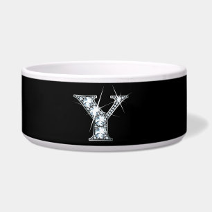 Y "Diamond Bling" Pet Bowl Napf