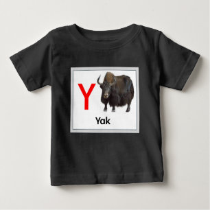 Y ist für Yak Baby T-shirt