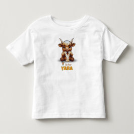 Y ist für Yak – Benutzerdefinierter Name Kinder T- Kleinkind T-shirt