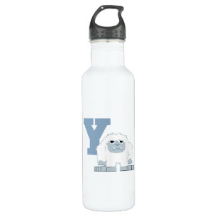 Y ist für Yeti Niedlich Cartoon Yeti Monster Trinkflasche
