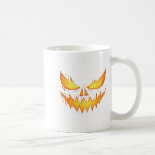 Y Kürbislaterne Carved Pumpkin Face Halloween Cos Kaffeetasse