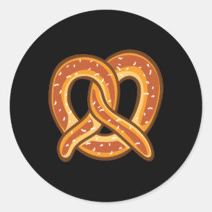 Y Pretzel Oktoberfest Runder Aufkleber