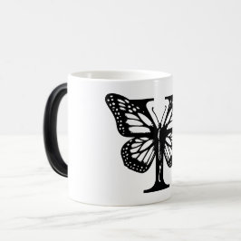 Y Schwarzer Butterfly Verwandlungstasse