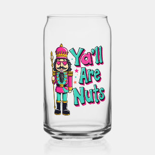 Y sind alle Nüsse Funny Nutcracker Weihnachten Dosenglas