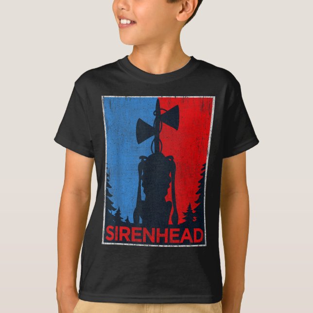 Y Siren Head Meme Gamer Kids Boys Girls Xmas  T-Shirt (Vorderseite)