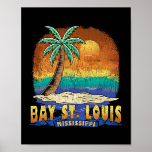 Y St. Louis Mississippi Vintage Distressed Souveni Poster