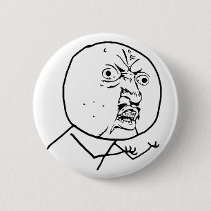y u kein Rasereigesichts-Comic lol rofl Button