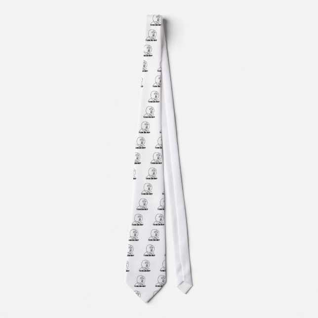 Y U NEIN WIE ICH!? KRAWATTE (Vorderseite)