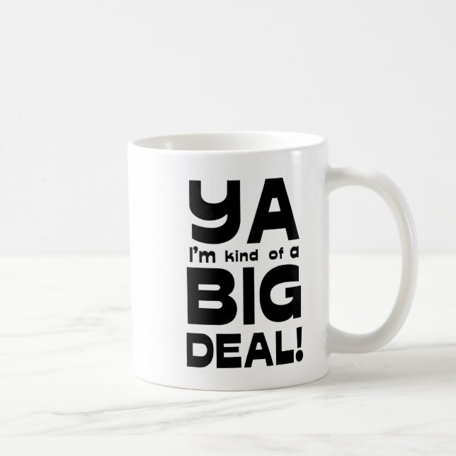 Ya bin ich ein bisschen eine Tasse des großen (Rechts)