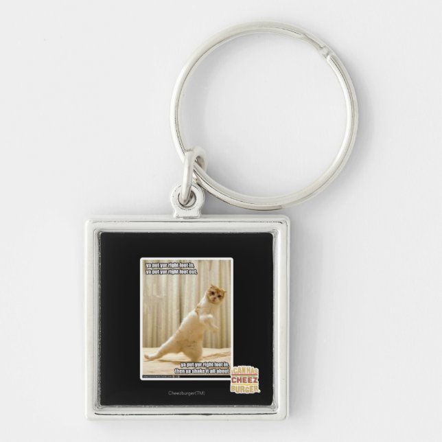 Ya hat den richtigen Fuß hineingesteckt. Schlüsselanhänger (Vorne)