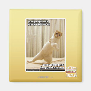 Ya setzte yur rechten Fuß herein, ya gesetzter yu Magnet