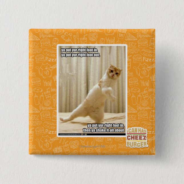 Ya setzte yur rechten Fuß herein, ya gesetzter yur Button (Vorderseite)