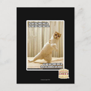 Ya, stecken Sie den rechten Fuß hinein, ya stellen Postkarte