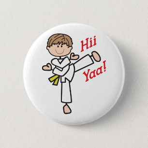 Yaa Karate Button