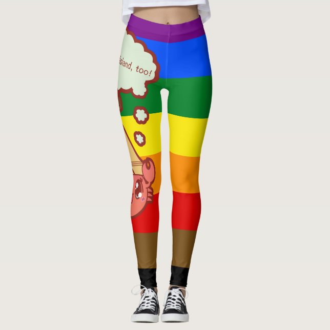 Yaaas Strand-Leggings! Leggings (Vorderseite)